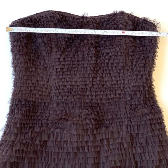 NWT Coast Strapless Tulle Gown Sweetheart Neckline Size 8 - Picture 12 of 15